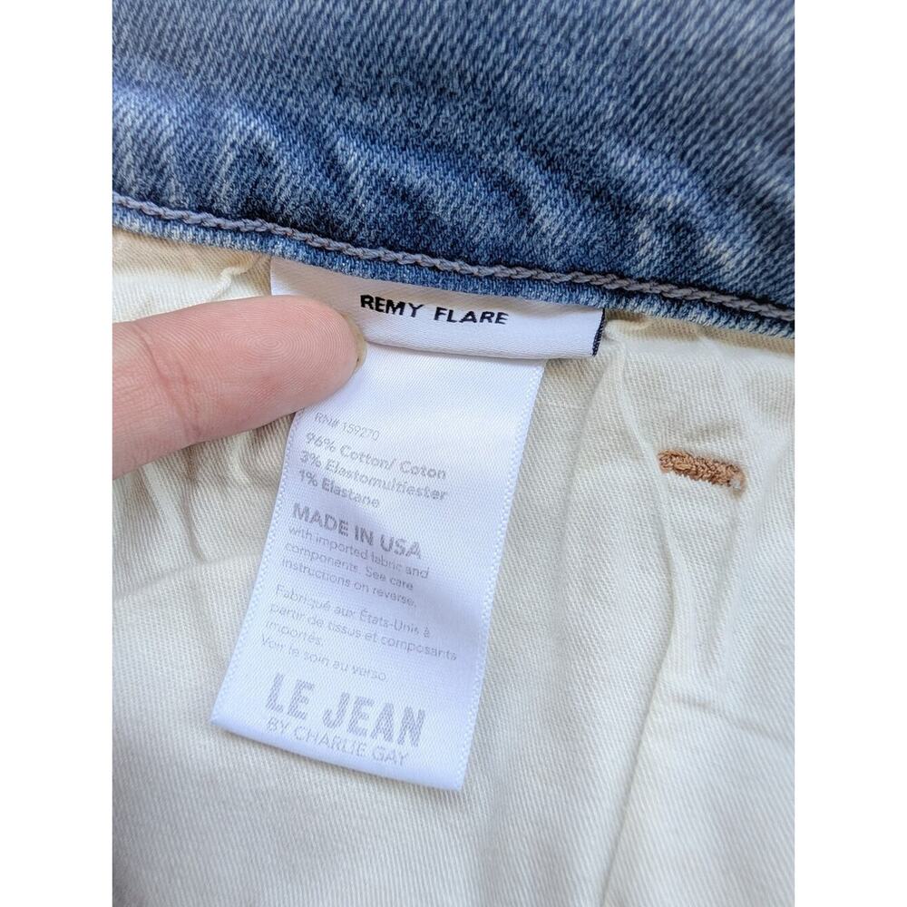 LE JEAN Remy High Rise Flare Leg Jeans - Picture 7 of 7